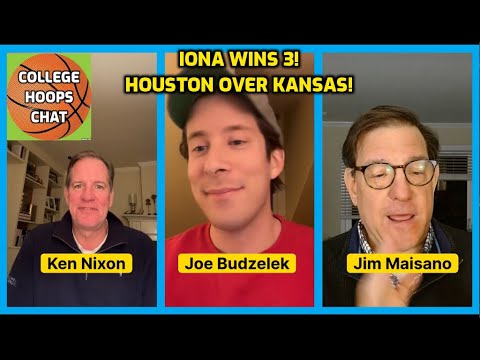 College Hoops Chat - Iona Wins 3 In A Row &amp; Crazy Houston 2OT Win Over Kansas! #collegebasketball